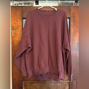 Aerie Deep Burgundy Sweatshirt